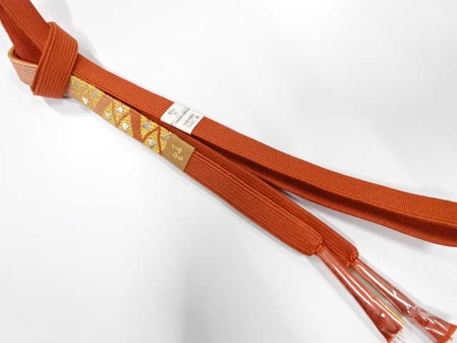 JAPANESE HAND-TIED OBIJIME CORD / UNUSED / SILK